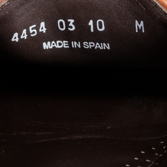 Principe Brown Hand Crafted Woven Vamp Penny Loafers 10 M Made in Spain - Picture 6 of 10